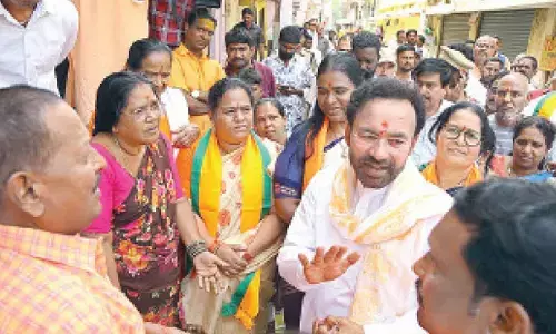 Kishan Reddy conducts Basti tour, promises swift civic action