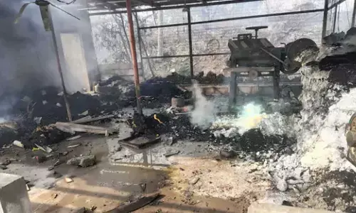 AP Ministers express shock over Kakinada firecracker blast, assures support