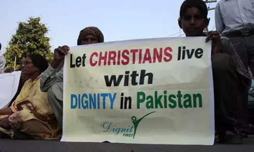 Pakistani rights group demands probe after blasphemy threat used to occupy Christian familys property