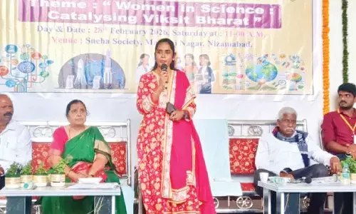 Divyang students shine at National Science Day event in Nizamabad Divyang students shine at National Science Day event in Nizamabad