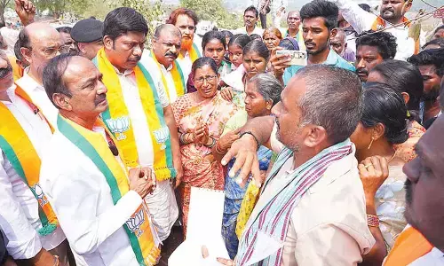 Bhoodan land row: MP Eatala demands justice for victims
