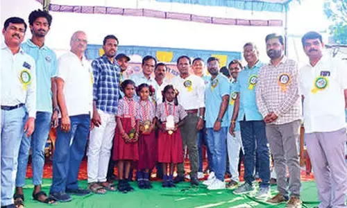Science models exhibited at Bijinapally