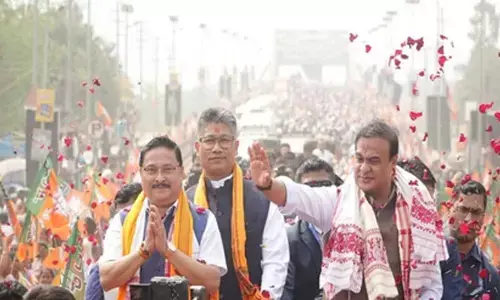 Massive public turnout in BJPs Jan Ashirwad Yatra in Assam