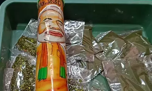 In MPs Burhanpur, special masks and tailored water guns for Holi draw attention In MPs Burhanpur, special masks and tailored water guns for Holi draw attention