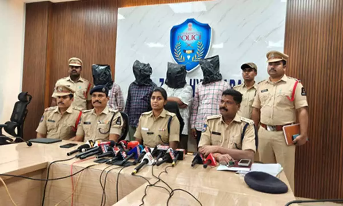 Four money lenders arrested in triple suicide case in Hyderabad Four money lenders arrested in triple suicide case in Hyderabad