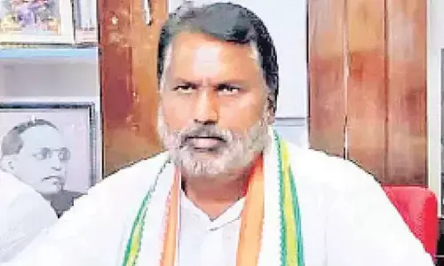 Reclaim land grabbed during BRS regime; give to poor: Min Adluri