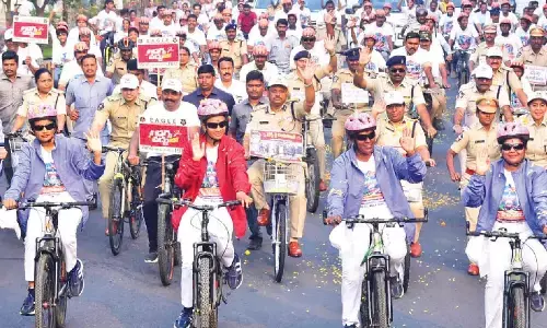 510-km ‘Drugs Pai Dandayatra’ cycle rally concludes