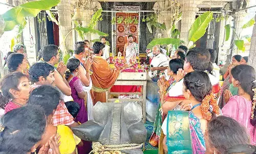 Sri Kashi Visweswara Swamy Brahmotsavams begin