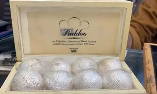 Lucknow’s bullion market shines with gold-silver plated pichkaris, buckets for Holi