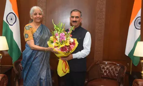 Himachal CM calls on FM Sitharaman, seeks package to cover revenue deficit Himachal CM calls on FM Sitharaman, seeks package to cover revenue deficit