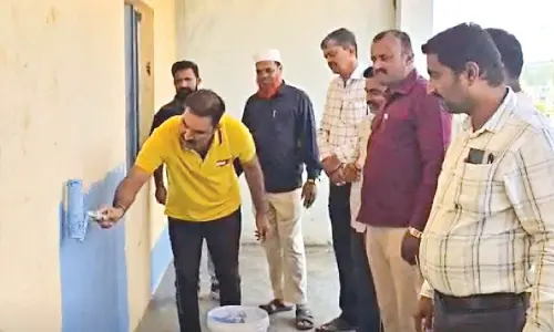 Tahsildar picks up paintbrush to transform government schools