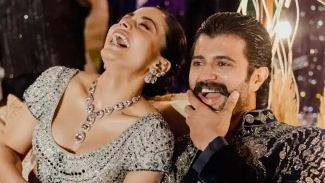 Vijay, Rashmika share their dreamy sangeet pictures Vijay, Rashmika share their dreamy sangeet pictures