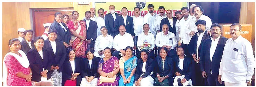 Retired district, family court judge felicitated Retired district, family court judge felicitated