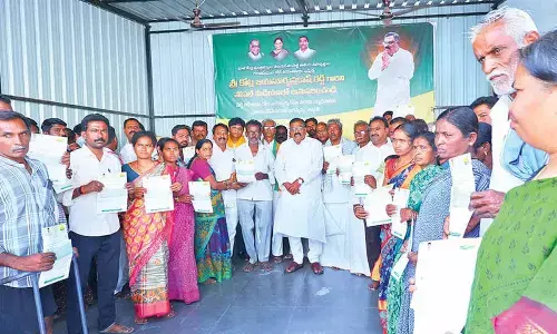CMRF cheques distributed in Dhone constituency
