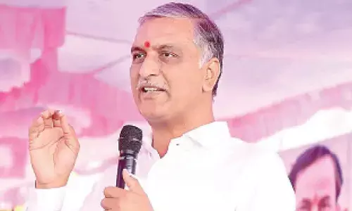 Harish Rao alleges Cong govt’s patronage to illegal quarrying Harish Rao alleges Cong govt’s patronage to illegal quarrying