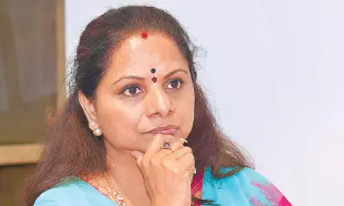 Fuming with rage, Kavitha slams Cong over ‘selective demolitions’ Fuming with rage, Kavitha slams Cong over ‘selective demolitions’
