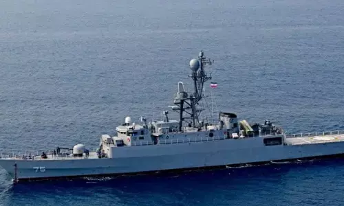Iranian Navy Frigate IRIS Dena Sinks Off Sri Lanka Coast; Over 100 Missing, Rescue Operations Underway Iranian Navy Frigate IRIS Dena Sinks Off Sri Lanka Coast; Over 100 Missing, Rescue Operations Underway