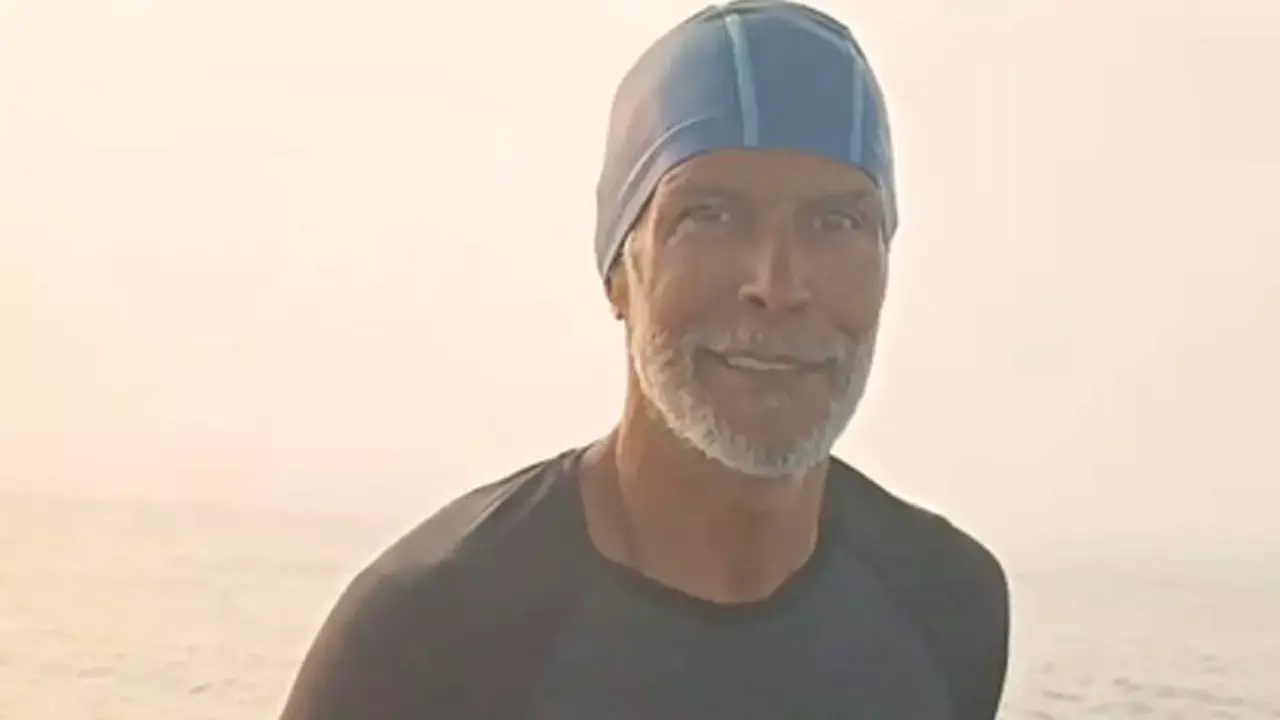 Milind Soman celebrates Holi by swimming 15km in Goa