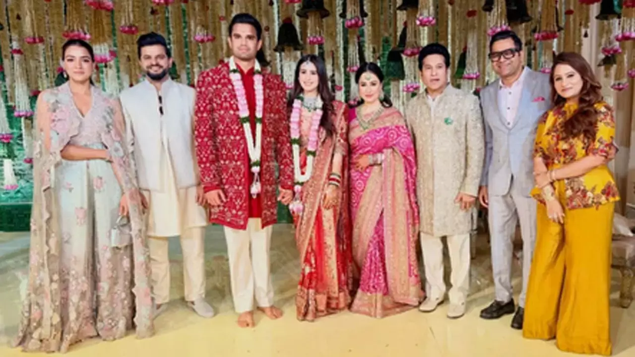 Wishing you both a very happy married life: Raina congratulates Arjun-Saaniya after wedding