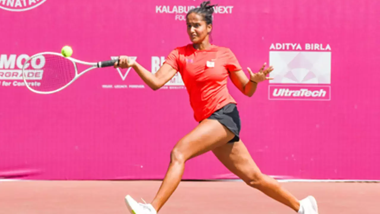Vaishnavi Adkar, Ankita Raina surge into ITF W35 QFs