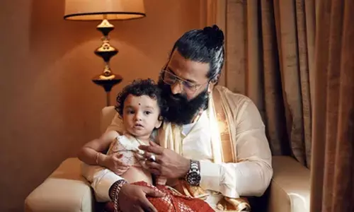 Rishab Shetty shares some rare moments of his little princess Raadya as she turns a year older