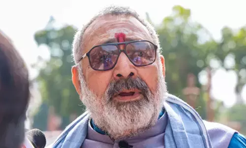 Nitish Kumar going to Rajya Sabha of his own accord, not under any pressure: Giriraj Singh