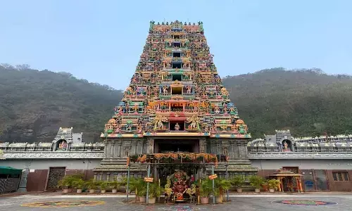 Maha Kumbhabhishekam Festival begins at Kanakadurga temple in Vijayawada