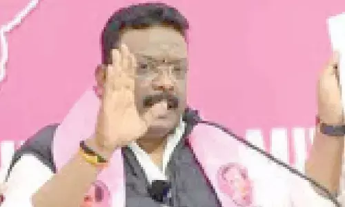 BRS alleges illegal mining near Himayatsagar by Min Ponguleti