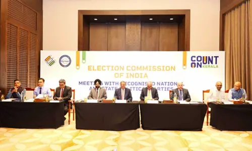 EC meets political parties in Kochi ahead of Kerala polls