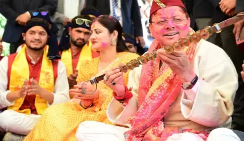 Holi Reflected the Colors of Uttarakhand’s Culture, Faith, and Development; CM Dhami Seen Celebrating with the Public