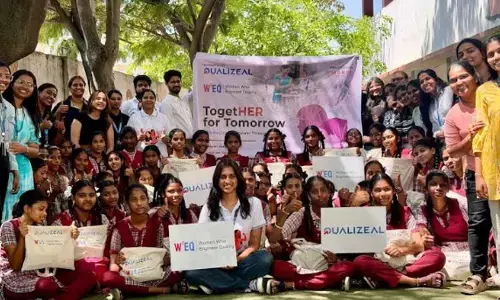 QualiZeal Drives Women’s Day Impact with Hygiene Kit Distribution for Adolescent Girls in Hyderabad
