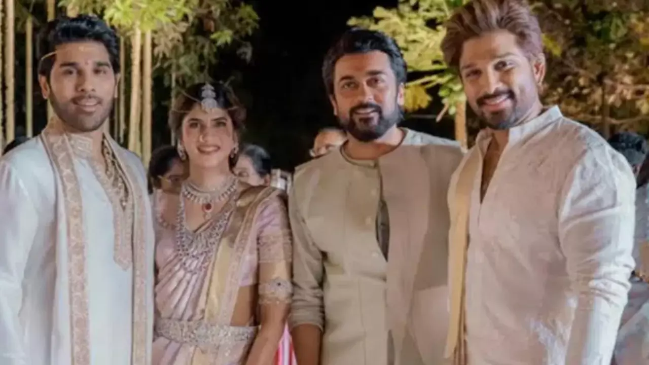 Allu Sirish ties knot to Nayanika in a grand ceremony