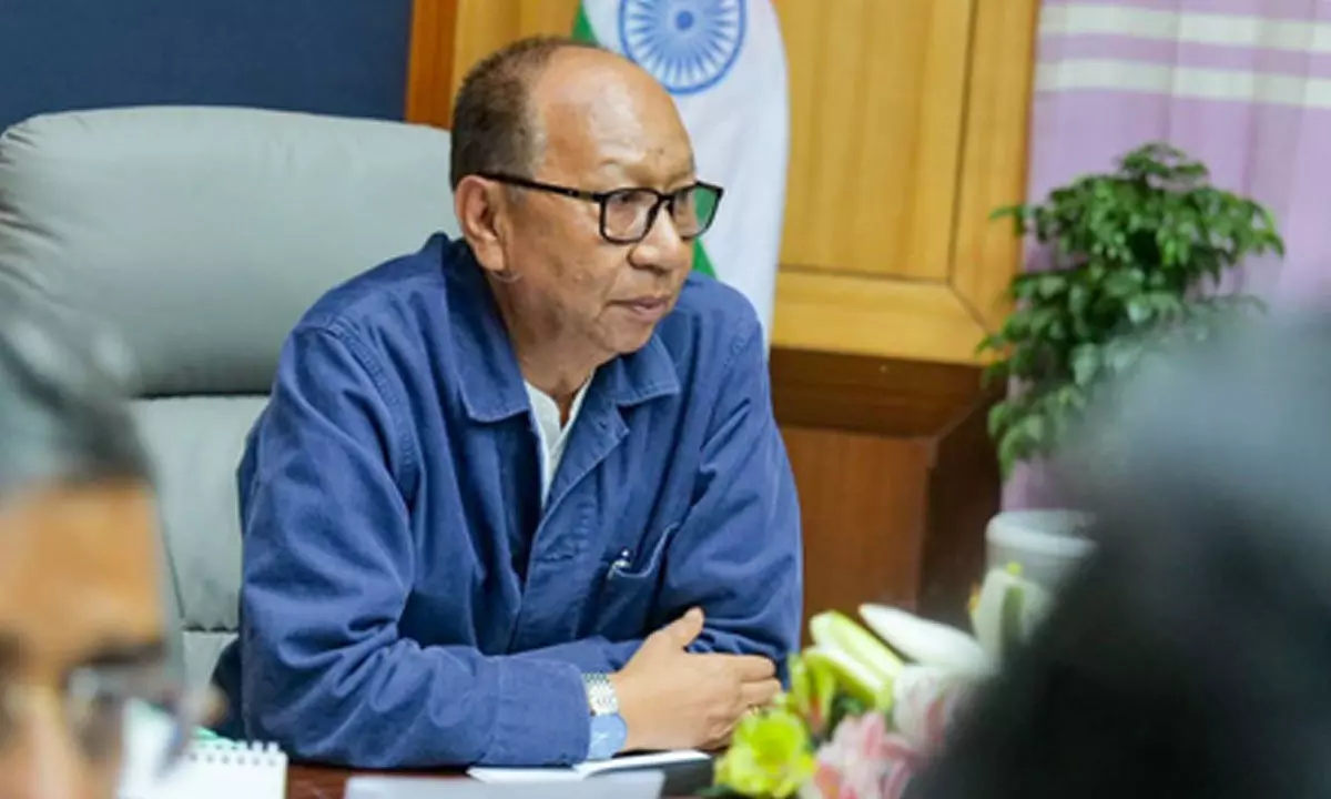 Manipur CM reviews Jiribam-Imphal railway project Manipur CM reviews Jiribam-Imphal railway project 