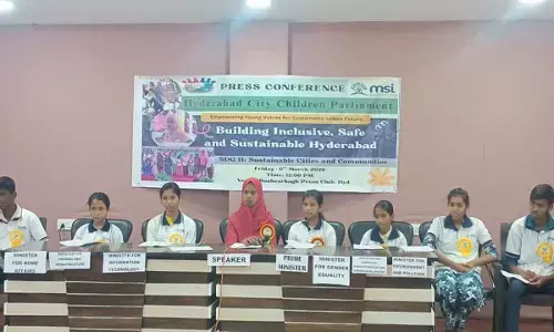 Children’s Parliament raises concerns over pollution, seeks stronger action