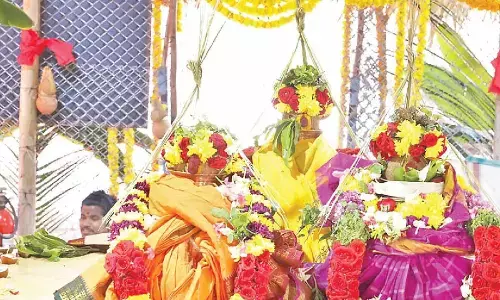 Ceremonial rituals of Goddess Sharadamba & Jagadguru begin