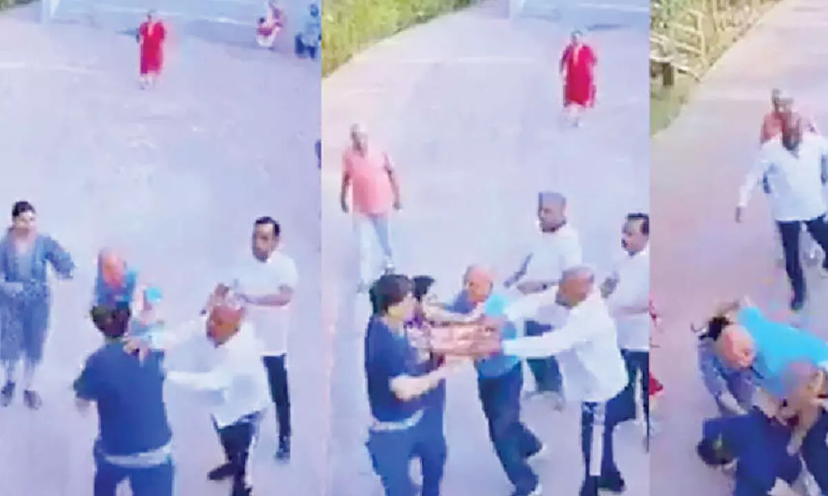 Argument over dog walk in apartment complex turns ugly Argument over dog walk in apartment complex turns ugly