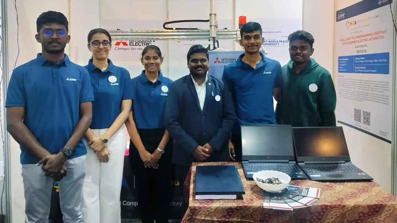 Sona college students win Mitsubishi electric gold cup for AI-based PLC programming platform Sona college students win Mitsubishi electric gold cup for AI-based PLC programming platform