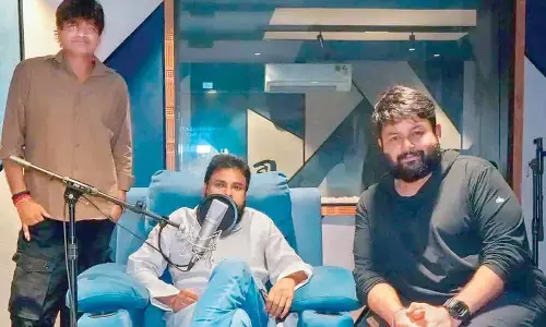 Pawan Kalyan begins dubbing for ‘Ustaad Bhagat Singh’