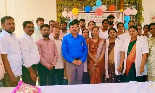 MLA Dr. Vamshi Krishna inaugurates HPV Vaccination Center in Uppunuthala