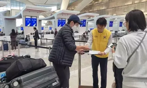 Chartered plane departs from UAE to bring 203 South Koreans home: Ministry