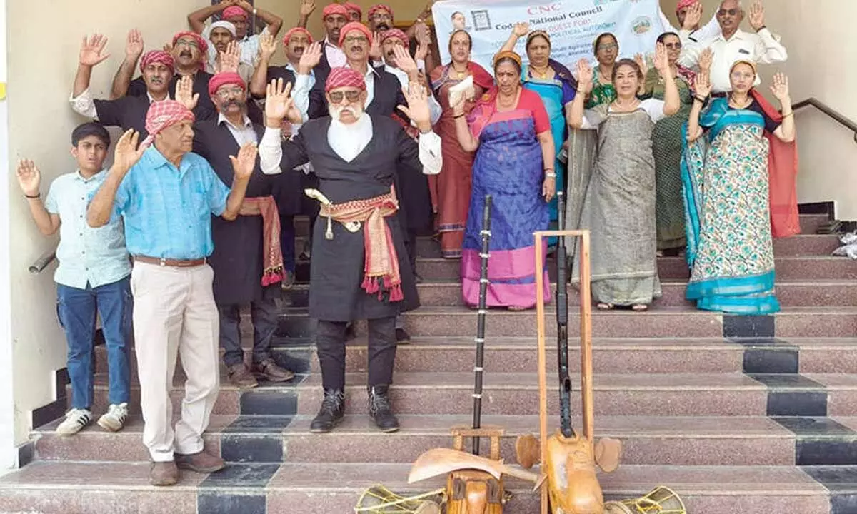 CNC marks Women’s Day with protest at Kodagu DC office CNC marks Women’s Day with protest at Kodagu DC office