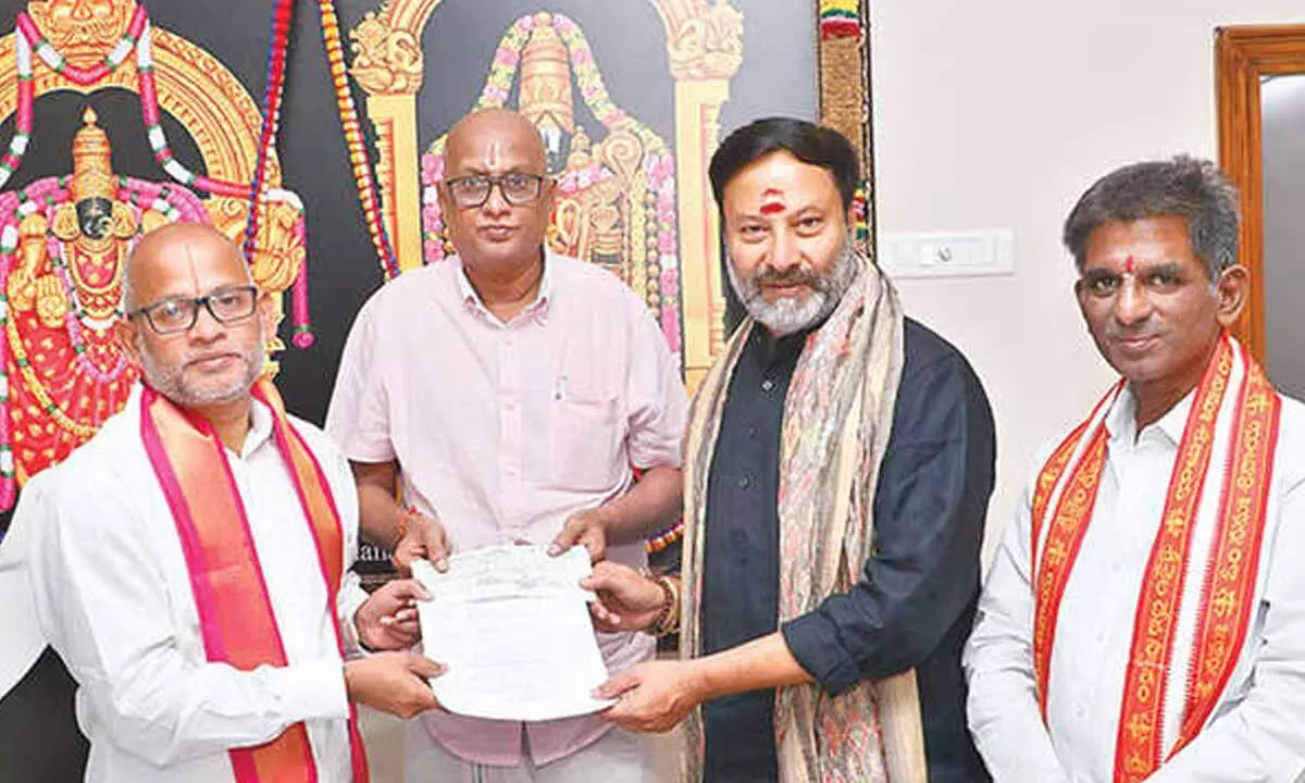 Rs 70L donated to TTD Rs 70L donated to TTD