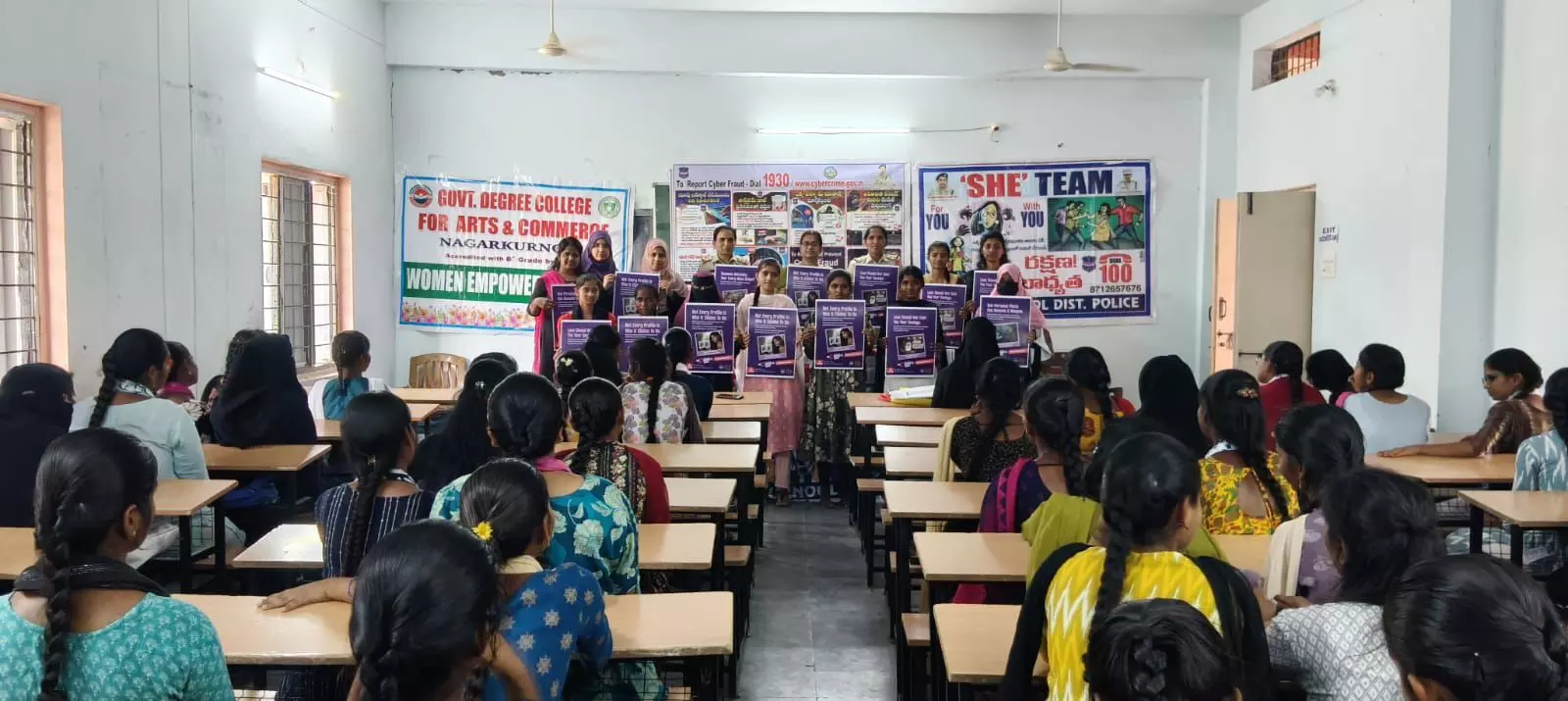 Cyber Safety Awareness Program Held for Women Students Cyber Safety Awareness Program Held for Women Students