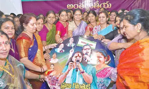 Give her space not just stand with her: Kavitha on Women’s Day