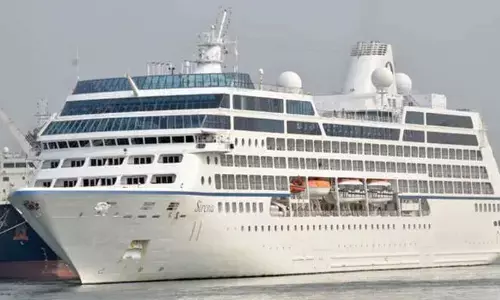 Int’l cruise liner MS Sirena calls at New M’lore Port