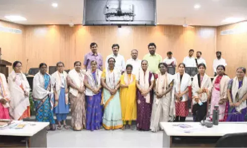 Women district officials honoured