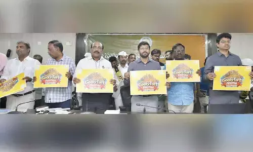 Collector unveils posters of Gooty Fort Festival