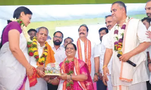 Bhumi puja performed for ISKCON Cyberabad Temple