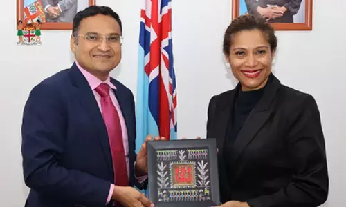 India and Fiji discuss strengthening cooperation in digital and multimedia communications, climate initiatives