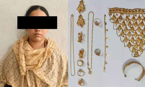 Burqa-clad woman arrested for stealing 18 lakh  gold  jewellery at wedding halls